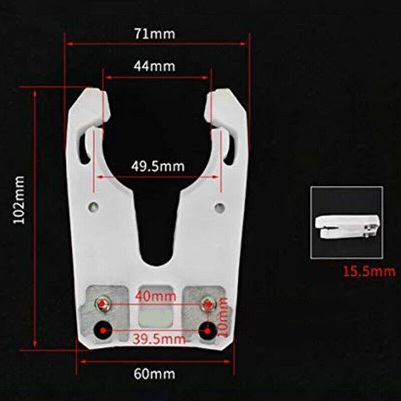 5PCS/Lot ISO30 Tool Holder Clamp Iron+ABS Flame Proof Rubber Claw