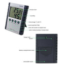 Digital Thermometer Humidity Meter For Home Office Travel With Comfort Level