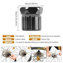 6pcs Bicycle Crank Wheel Extractor Removal Cassette Chain Whip Breaker Splitter
