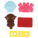 5Pcs/Set Sushi Maker Cartoon Rice Shape Mold DIY Cute Japanese GadgetsOZ