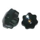 1X(3Pcs M6 Hand Adjusting Nut /Bakelite Star Type Plastic Head Handle Nuts