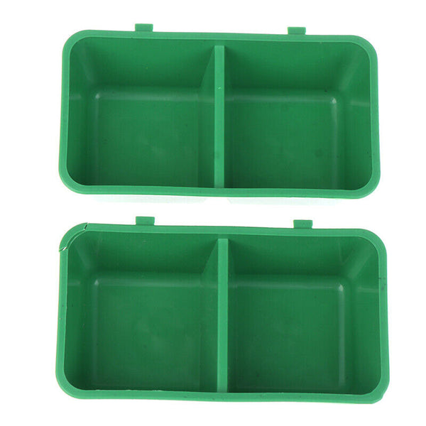 1pc  Feeding Cup Plastic Bird Pigeons Cage Water Food FeederB Ew