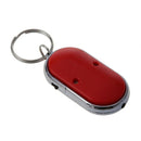 2pcs Whistle Lost Key Finder Flashing Beeping Locator Remote Keychain LED R R5G1