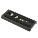 501PL Sliding Dovetail Quick Release CNC Plate 120mm 1/4"-20 &3/8" Camera Screws