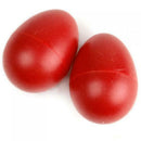 1 Pair Plastic Percussion Musical Egg Maracas Shakers - Red