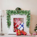 2.7M Artificial Green Christmas Garland Wreath Xmas Home Party Christmas De