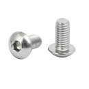 80pcs M5x10mm Stainless Steel Button Head Hex Socket Cap Screws Bolts