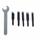 1 Set Wood Chisel Carving Tool Set Chuck Attachment For Electric Drill Flex E5W6