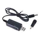 Usb booster cable 5V step up to 9V 12V voltage converter 1A step-up display3CXPS