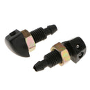 1 Pair Of Car Vehicle Windshield Washer Spray Nozzle Front Washer Nozzle Made Of