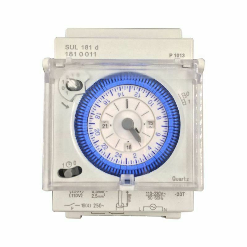 Analog Mechanical Timer Switch 110V-220V 24 hours Daily Programmable 15min  O6R2