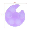 Minicart Nail Art Palette Plastic Drawing Tray Mini Finger Ring Pigment Hol