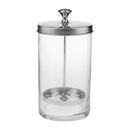 Disinfectant Jar Glass Sanitizer Germicide Jar for Barber Manicure Nail Salon