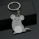 2020 Mouse Enamel Keyring Keychain Metal Key Holder Souvenir Bag Pendant Gift JR