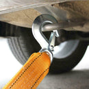 3T Withstand Tension Heavy Duty Recovery Tow Strap with Hooks Car Emergency Y6Y7