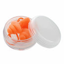 5X(Swimming Sleeping Orange Silicone Ear Plugs 55cm Long String I2Q5)
