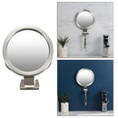 Anti Fog Wall-mounted Shower Mirror for Bathroom Travel with Razor Hook