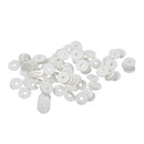 Pack of 90 Pianos Balance Front Rail Punchings DIY, White