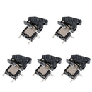 5 Pieces Car Truck Boat 12V 20A Rocker Toggle Switches SPST ON/OFF with Red LED