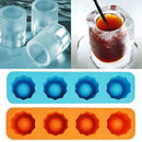 Cup Shape Rubber Shooters ice tool Shot Glass Freeze Tray Maker For Party M I6N4