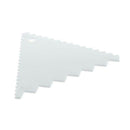 Three-sided PLASTIC decorating CAKE SCRAPER icing FONDANT BAKING jagged SAW