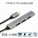 4 in 1 USB Hub Type-C USB-C Adapter With 4 USB 3.1 Port For Macbook Pro T-8