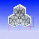 1Pcs Path Mold Maple Leaf Concrete Manually Plastic Stepping Stone Paving M