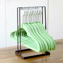 Iron Clothing Organizer Hanger Holder Hook Stacker Rack Storage fr Family Daily