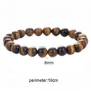 Bead Bracelet Yellow Tiger Eye Charm Bracelets for Men Women Jewelry Gift