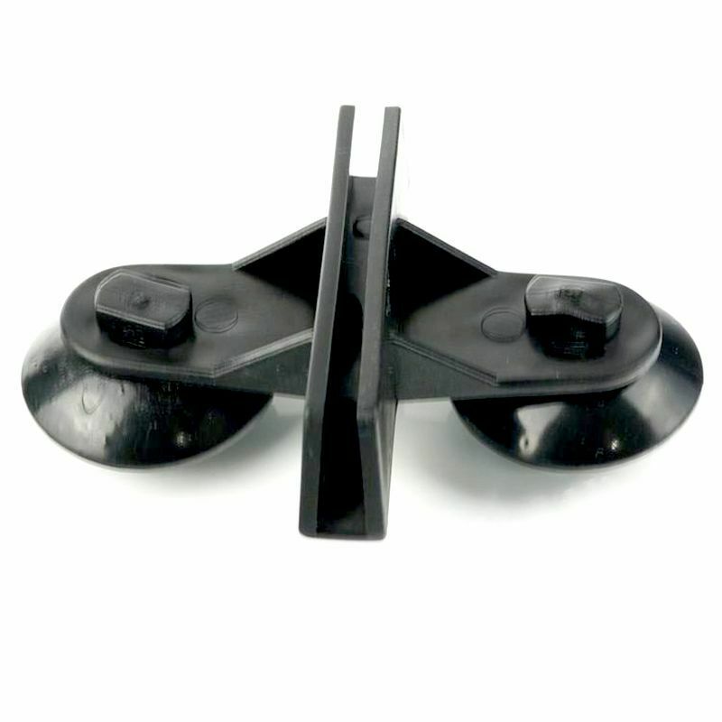 Aquarium Fish Tank Plastic Sucker Clip Divider Sheet Holder Black 10 pcs N6X9