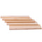 5pcs Natural Wooden Craft Sticks Pine Wood Strips  9.84 x 1.97 x 0.32inches