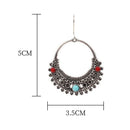 Europe And The United States Exaggerated Hollow Carved Earrings Simple PersoH6U2