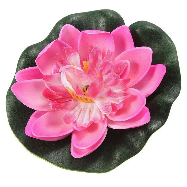 Foam Lotus Floating Water Plant Aquarium Fish Tank Garden Decor Ornament,Pi