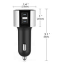Bluetooth Car USB Charger FM Transmitter Wireless Radio Adapter MP3 Player 3 HT
