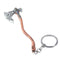 God of War 4 Leviathan Key Chain Metal Keyrings Kratos Guardian Axe Shape