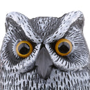 Realistic Owl Decoy Statue Hand-Painted Garden Protector, Scares Away Squirrels,