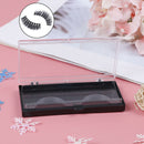 Plastic Eyelash Storage box Transparent Lid black Tray for Grafted eyelas Kw