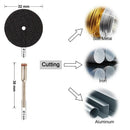 60Pcs Cutting Wheel Set 1/8 inch Shank Diamond Cutting Wheel, Mini HSS Saw  H9P7