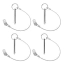 4pcs 5/16" Quick Release Pin Lanyard for Boat Sailing Bimini Top Deck Hinge