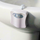 Motion Activated LED 8 Color Auto Toilet Bowl Bathroom Night Kids Lamp new L2J6