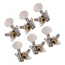 6 Pieces 3R 3L Guitar Machine Heads Mechanical Tuning Pegs For Acoustic Guitar