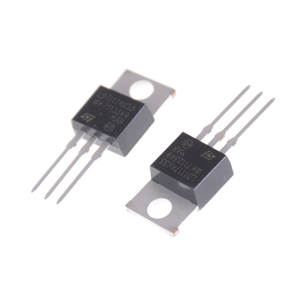 5PCS LD1117AV33 Linear Voltage Regulator 3.3V 800mA TO-220B Kw