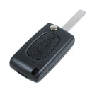 Key remote shell for Peugeot 407 and 407 SW foldable 3 buttons I9L7
