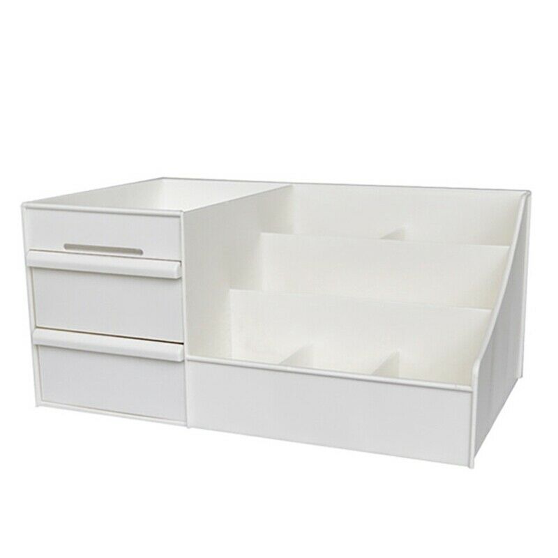 Makeup Organizer Two-Layers Jewelry Box Cosmetic Organizer Makeup Box LipstiH6V7