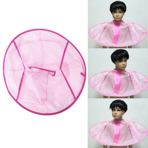 Kids Hair Cutting Cape Barber Styling Salon Nylon Haircut Hairdresser Gown A#S