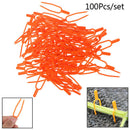 100pc Useful Garden tools Plastic Quality Plant Clips Stolons fixing fasteni: Kw