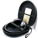 Black Hard Shell Carry Headphone Headset Earphone Case Bag Collector Pouch - OZ
