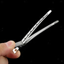 12Pcs Pro Stainless Steel Duck Teeth Hair Clips Clamps Hairdressing Salon Hair