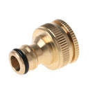 4/6 Brass Hose Tap Connector Washing Machine Garden Irrigation Watering Fittings