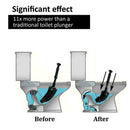 Flexible Powerful Unclog Toilet Plunger Bathroom Drain Clean Pressure High E2Y6